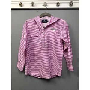 Properly Tied Inlet Cover‎ Up girls Youth Medium Striped Swim Cover up Beach